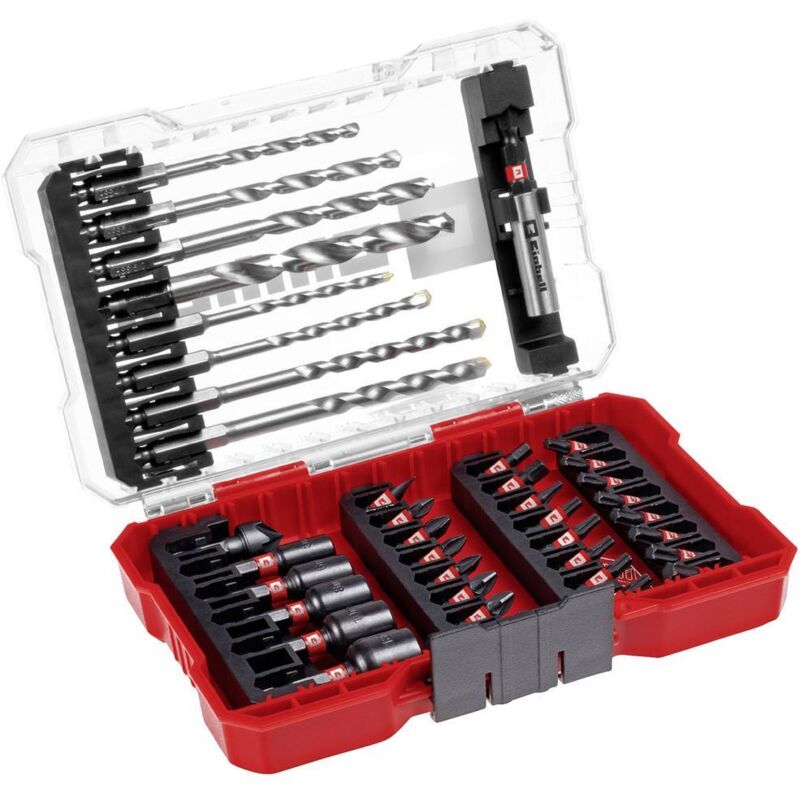 Einhell - 108763 39 pièces Assortiment de forets et d'embouts