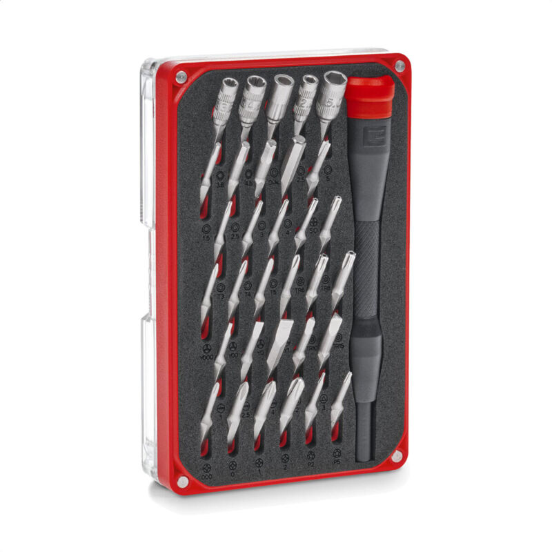 Einhell 115010 Jeu dembouts 33 pièces gamebit TORX® intérieur Tri-Point vis à fente Triangle cruciforme Phillips Noir - vue 2