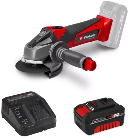 Einhell 18V Angle Grinder 115mm Cordlesss Power X Change+ 4AH Li-ion Battery