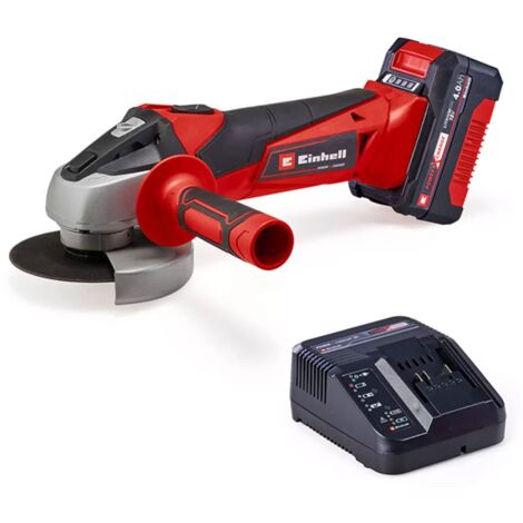 Einhell 18v Cordless Angle Grinder 115mm TC-AG 18/115 Li Power X-Change 1x4Ah