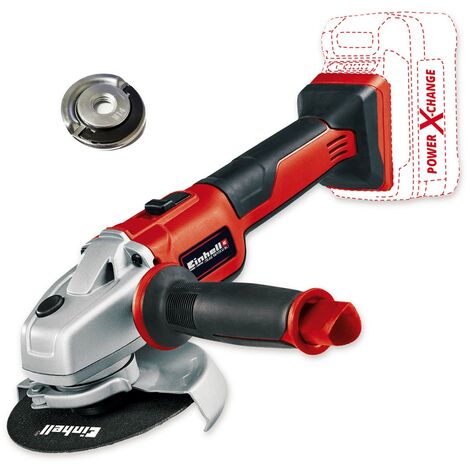Einhell 18v Cordless Brushless Angle Grinder 115mm Axxio + Quick Release Nut