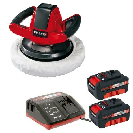 Einhell 18v Cordless Car Boat Buffer Polisher 254mm Power X Change 18v x2 3ah
