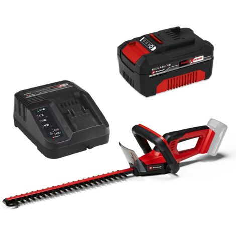 Einhell 18V Cordless Hedge Trimmer Cutter 18/40 Li Solo 40cm + 4AH Charging Kit