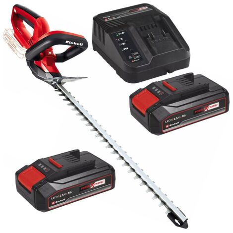 Einhell 18v Cordless Hedge Trimmer Cutter Swivel Handle GE-CH 1855/1 Li 2X 2.5ah