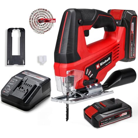 Einhell 18v Cordless Jig Saw TC-JS18/70 Li Power X-Change 2 x 2.5ah Batteries