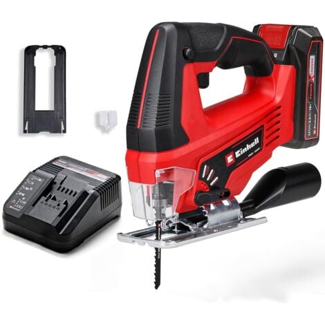 Einhell 18v Cordless Jig Saw TC-JS18/70 Li Power X-Change 2.5ah Battery Charger