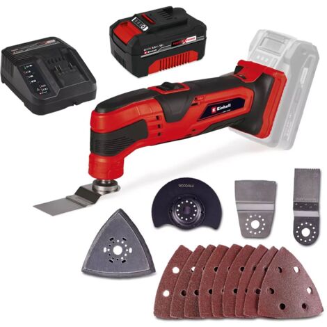 Einhell 18v Cordless Multi Tool TC-MG 18 Li-Solo Power X-Change + 4ah Battery