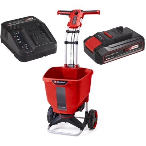 Einhell 18v Cordless Spreader Power X-Change Garden + 2.5AH Battery + Charger