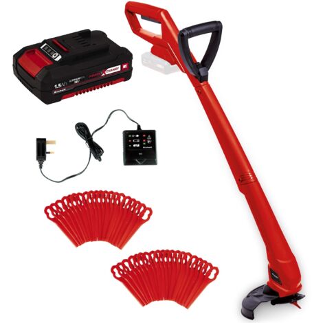 Einhell 18v Cordless Strimmer Lawn Line Trimmer 24cm GC-CT 18/24 Li P +40 Blades