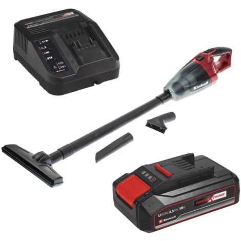 Einhell 18v Cordless Vacuum Cleaner Handheld Vac TE-VC 18 + 2.5AH Charging Kit