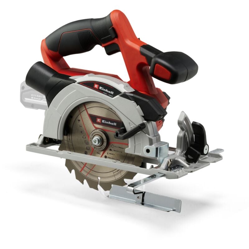 Power X-Change Cordless Circular Saw - 150mm Blade Width - led Light & Dust Extraction - Body Only - te-cs 18/150 Li Solo - Einhell