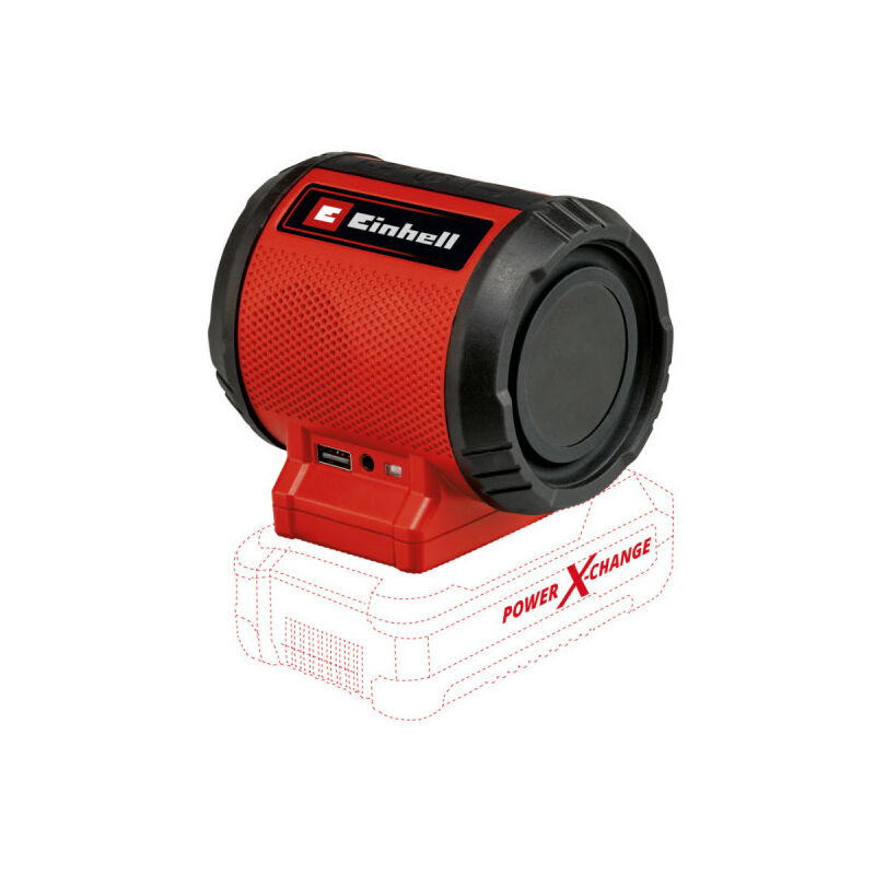 EINHELL 18V Power X-Change cordless speaker - Without battery or charger - TC-SR 18 Li BT - Solo