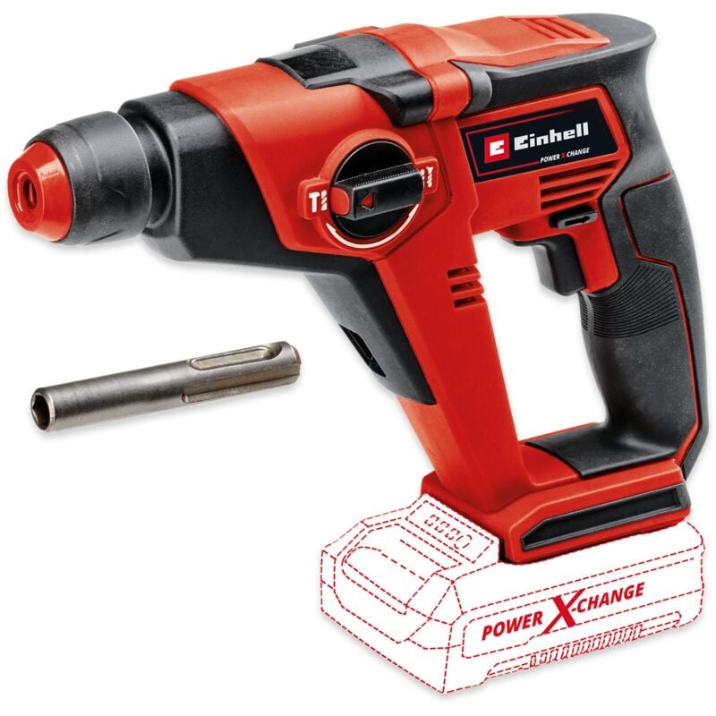 Cordless Rotary Hammer Drill 1.3J sds+ pxc te-hd 18/12 Li body only - Einhell