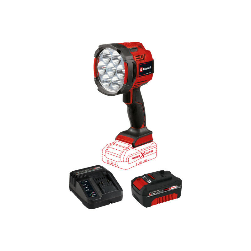 Image of 18V Power X-Change Pacchetto lampade led - te-cl 18/2500 LiAC-solo - Starter Kit Potenza 4,0Ah - Einhell