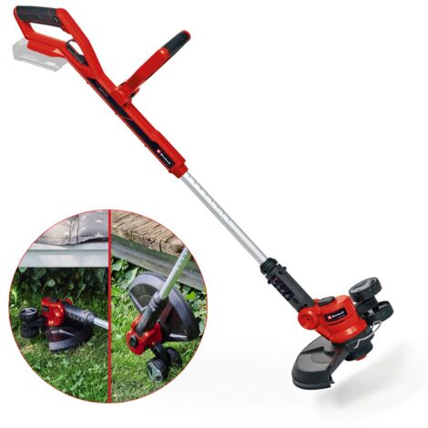 Einhell 18v PXC Cordless Strimmer Grass Trimmer 30cm Lawn GE-CT 18/30 Li Wheels