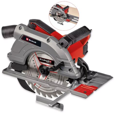 Einhell 190mm 7.5"" Corded Circular Saw Handheld 1500W TE-CS Fits Guide Rail