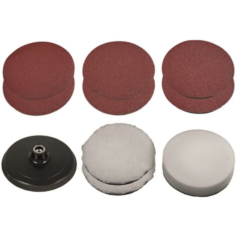 Einhell 2093245 Set d'accessoires éponges de polissage /disques de ponçage