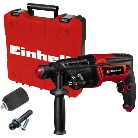 Einhell 240v SDS Plus 4 Mode Rotary Hammer Drill + Keyless Chuck + Adapter
