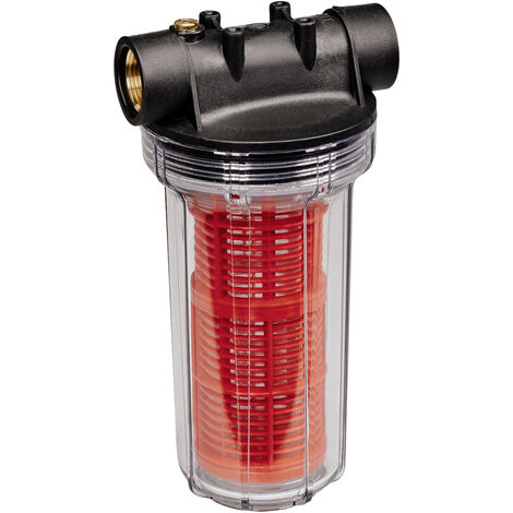 Einhell 4173851 Vorfilter 25 cm Pumpen-Vorfilter 33,25 mm (1") AG, 25 mm (1") IG Kunststoff