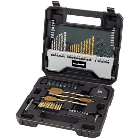 EINHELL 4258085 - Maletín de brocas y puntas de atornillar (70 piezas)
