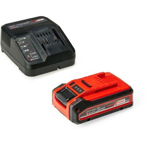Einhell 4512159 Power X-Change PXC Starter Kit Werkzeug-Akku und Ladegerät  18 V 4000 mAh Li-Ion