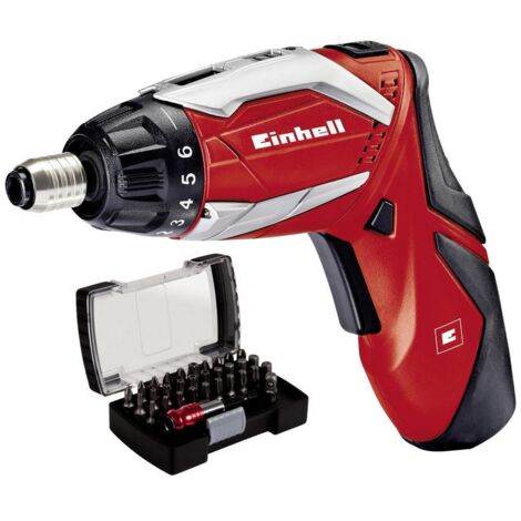 einhell 4513495 Kit Cacciavite a Batteria Te-SD, 3.6 Li, 3.6 V, Rosso