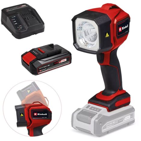 Einhell 4514175 Li-Solo LED Torch Worklight 18V Power XChange +2.5ah Battery Kit