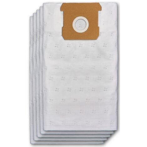 Einhell 5 Sacs de rechange non-tissés pour aspoussière 15 litres (compatible avec les aspirateurs eau et poussière de 15 litres)