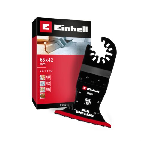 Einhell 708046 Tauchsägeblatt BIM Met, 65mm Bimetall Multifunktionswerkzeug-Zubehör-Set  65 mm  1 St