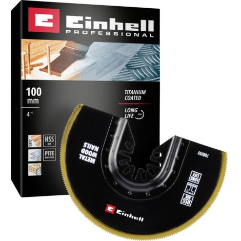 Einhell 708059 Sägeblatt halbr. BIM-TI 100mm Bi-métallique Lame plongeante 100 mm 1 pc(s)