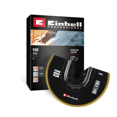 Einhell 708059 Sägeblatt halbr. BIM-TI 100mm Bimetall Tauchsägeblatt  100 mm  1 St.