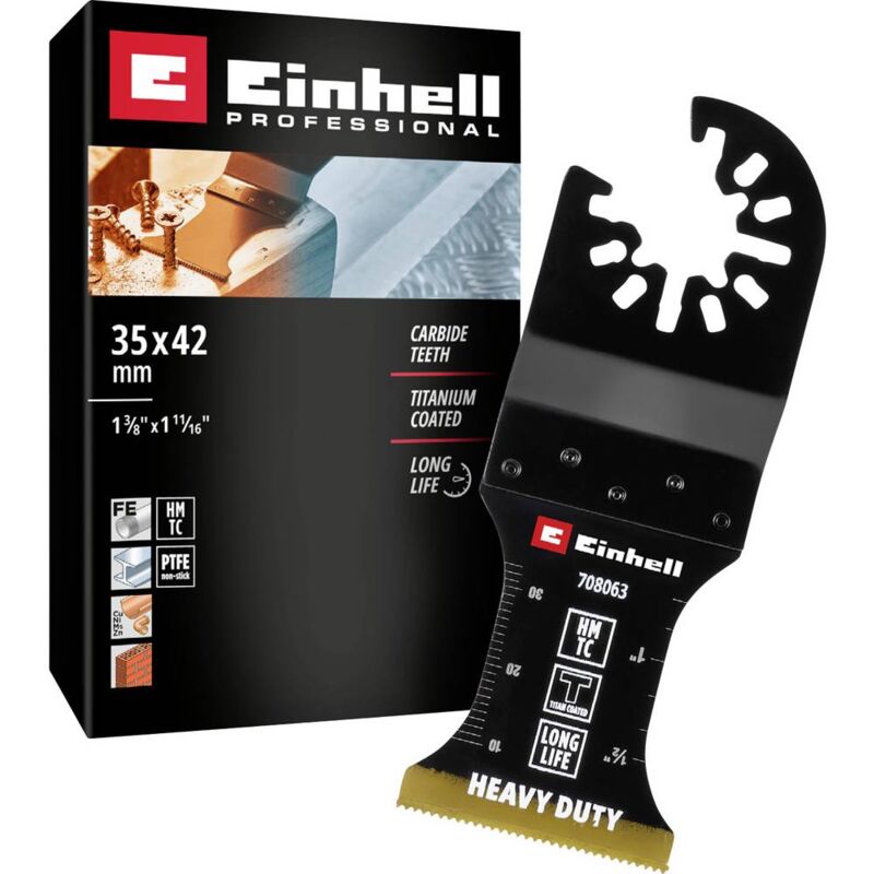 708063 Tauchsägeblatt hm ti 35mm Bi métallique Set outils multifonction 35 mm 1 pc W564833 Einhell