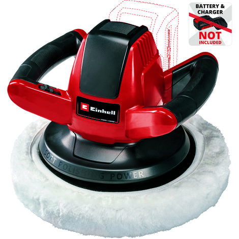 Einhell Akku-Autopoliermaschine CE-CB 18/254 Li-Solo Power X-Change (Li-Ionen, 18 V, 2.500 U./Min., Ein-/Ausschalter, Überlastschutz, Softgrip, ohne Akku und Ladegerät)