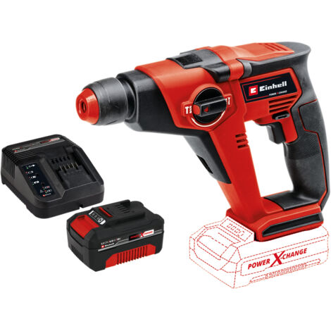 EINHELL Akku-Bohrhammer TE-HD 18/12 Li Kit (1x 4,0 Ah)