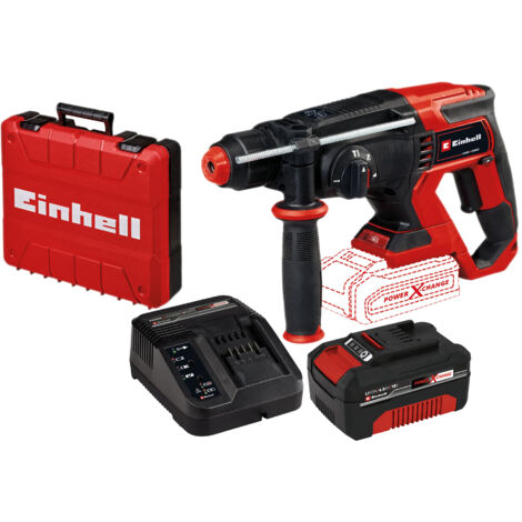 EINHELL Akku-Bohrhammer TE-HD 18/20 Li Kit (1x 4,0 Ah)