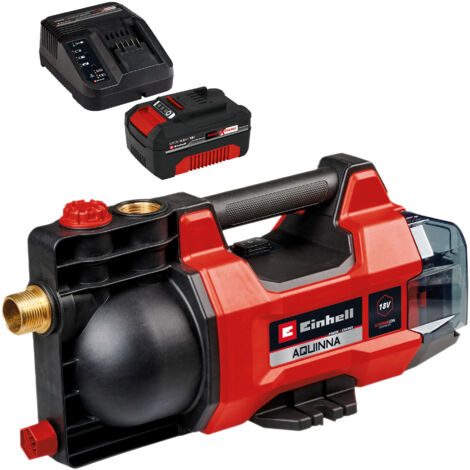 EINHELL Akku-Gartenpumpe AQUINNA 18/28 + Starterset