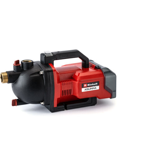 Einhell Akku-Gartenpumpe AQUINNA 36/30 Set Power X-Change (36 V, 3000 L/h Fördermenge, max. 26 m Förderhöhe, ECO-Schalter, inkl. 4 m Saugschlauch, ohne Akkus)