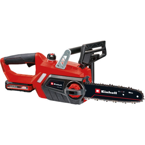 Einhell Akku-Kettensäge GE-LC 18/25-1 Li Kit Power X-Change (18 V, 23 cm Schnittlänge, 4,5 m/s Kettengeschwindigkeit, autom. Kettenschmierung, inkl. 1x 3,0 Ah Akku + Ladegerät)