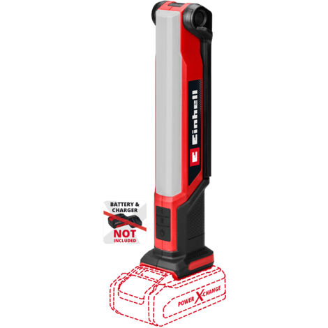 Einhell Akku-Lampe TE-CL 18/1000 S Li - Solo Power X-Change (18 V, klappbarer Leuchtkopf, 3 Leuchteinstellungen, 15 LEDs, 1000 Lumen, 5700 Kelvin, ohne Akku)