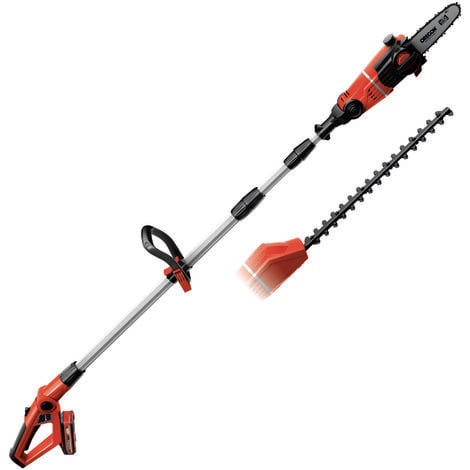 Einhell Akku Multifunktionswerkzeug GE-HC 18 Li T Kit (18V, 3Ah), 2-in-1 Heckenschere und Motorsäge, Oregon Schwert, inkl. Wechselakku & Ladegerät