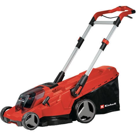 Einhell Akku-Rasenmäher RASARRO 36/42 Kit Power X-Change (36 V, 42 cm Schnittbreite, bis 550 m², Brushless, Mulchfunktion, 50L Fangkorb, inkl. 2x 4,0 Ah Akkus + Ladegerät)