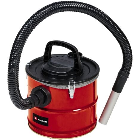 Einhell Aspiracenere Senza sacchetto TC-AV 1718 D (1.200 Watt, Potenza Aspirante 170 Mbar, Serbatoio In Lamiera Da 18 L Con Bloccaggi Rapidi, Prefiltro Per Polveri Sottili E Cartuccia Filtrante)