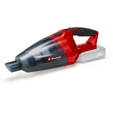 Einhell Aspirateur à main sans fil TE-VC 18 Li Solo -PXC (18V, Livré avec accessoires (Buse, buse à rainures...), Bac à poussiere 540ml) Livré sans Batterie ni Chargeur