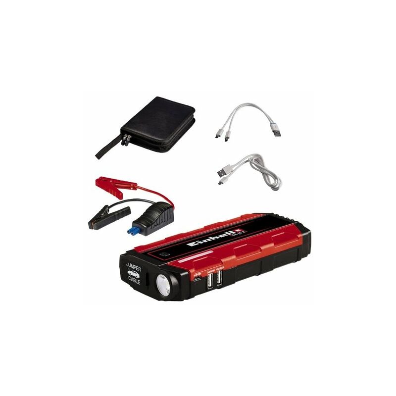 Image of Einhell - ce-js 8 batteria portatile Nero, Rosso Polimeri di litio (LiPo) 7500 mAh