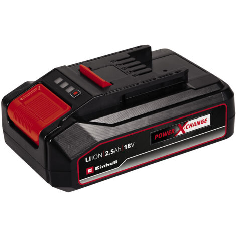 Einhell Batterie 2,5 Ah Power X-Change (18V, Li-Ion, Témoin de niveau de charge)