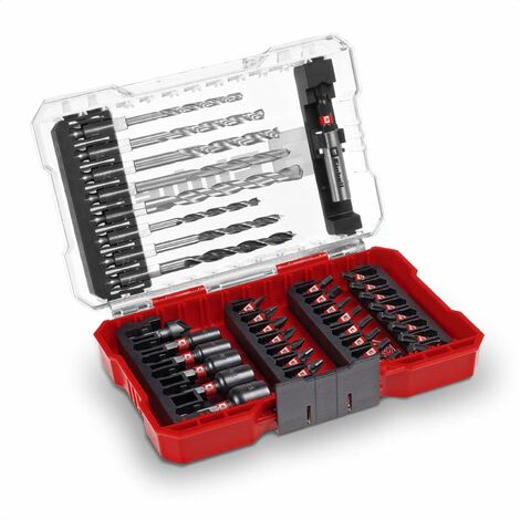 EINHELL Bit- & Bohrer-Set, 108759, M-Case, 39-teilig