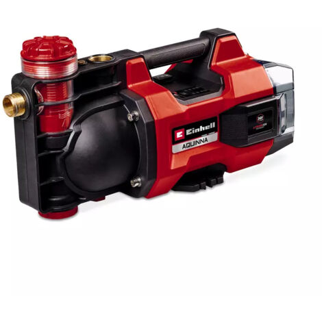 Einhell Bomba de riego inalámbrica AQUINNA 36/38 F LED Power X-Change, riego eficiente, 36V, caudal máximo 3800 L/h, altura de descarga 37 m, ECO/BOOST, sin batería