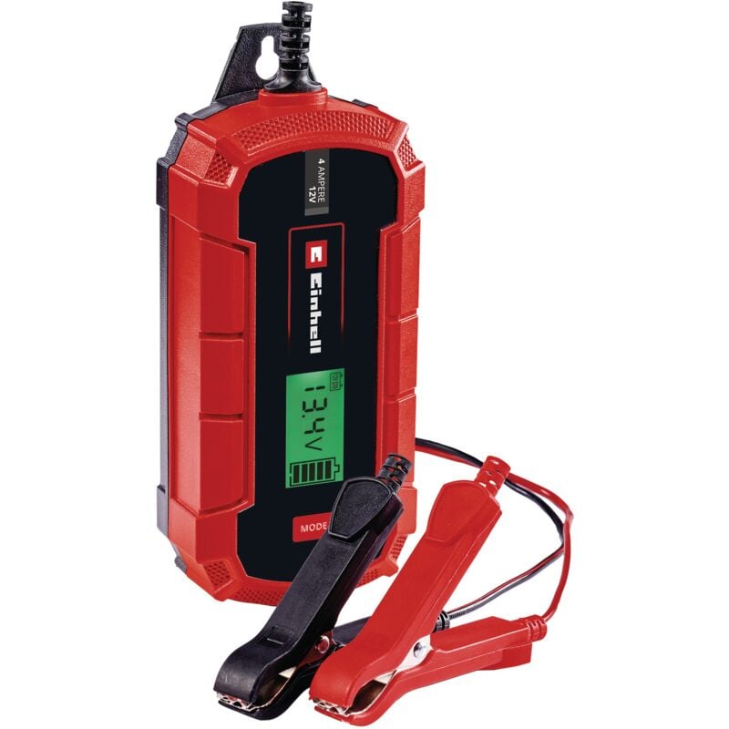 Einhell Chargeur de batterie CE-BC 4 M (Pour tous types de batteries, courant de charge maximal de 4 A)
