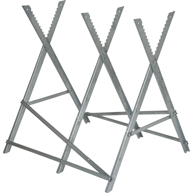 Chevalet de sciage galvanisé pour tronçonneuse (Capacité de charge max :200 kg) - Einhell