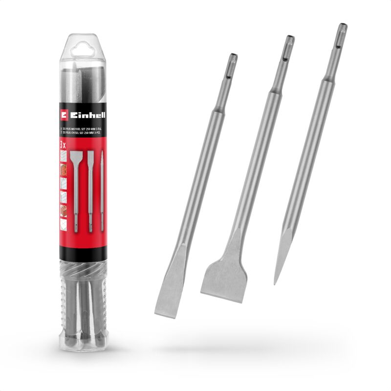 Coffret de burins SDS Plus 3 pièces - vue 2